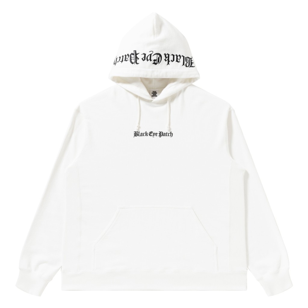 画像: BlackEyePatch/OE LOGO EMBROIDERED HOODIE（WHITE）