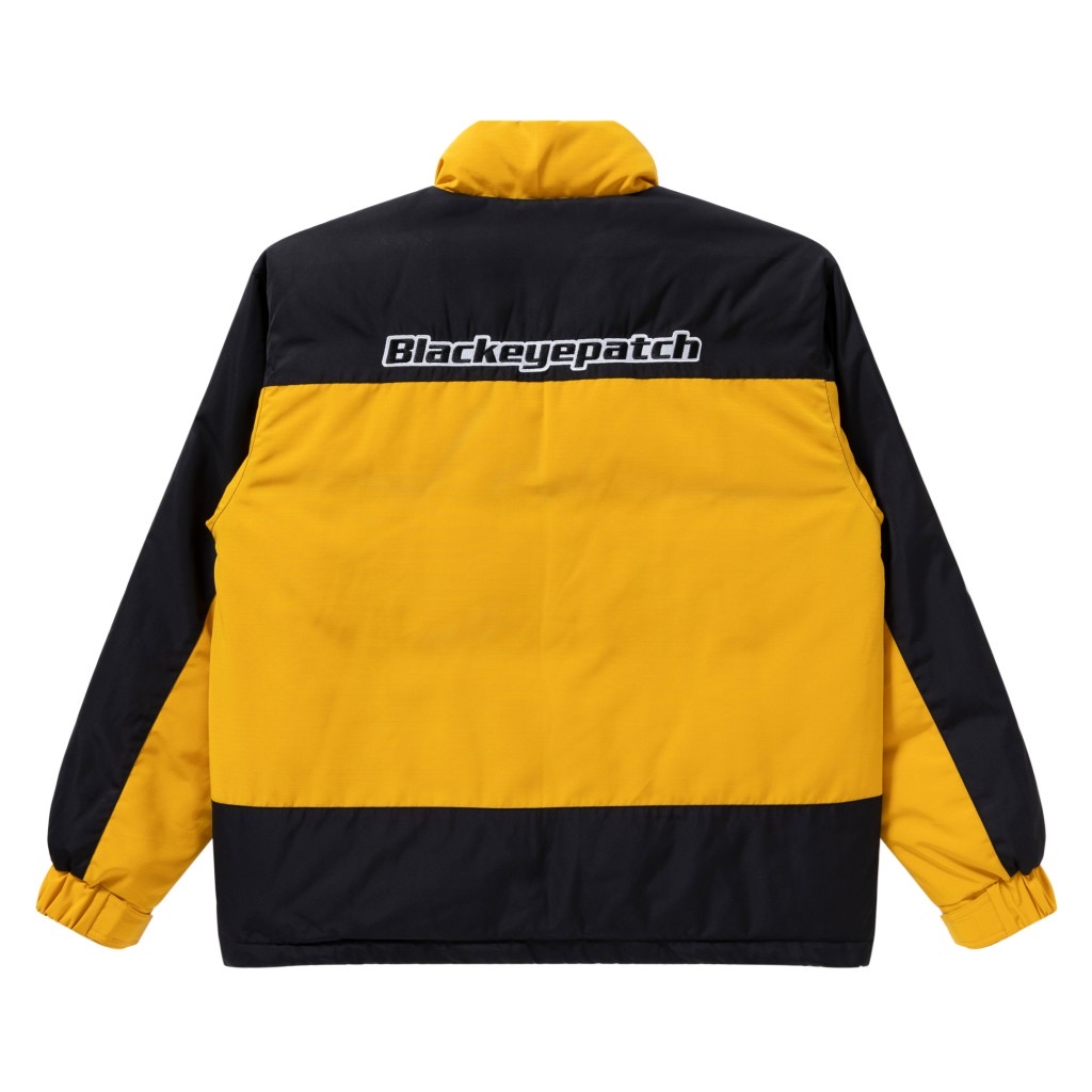 画像: BlackEyePatch/2 TONE NYLON PUFFER JACKET（YELLOW）