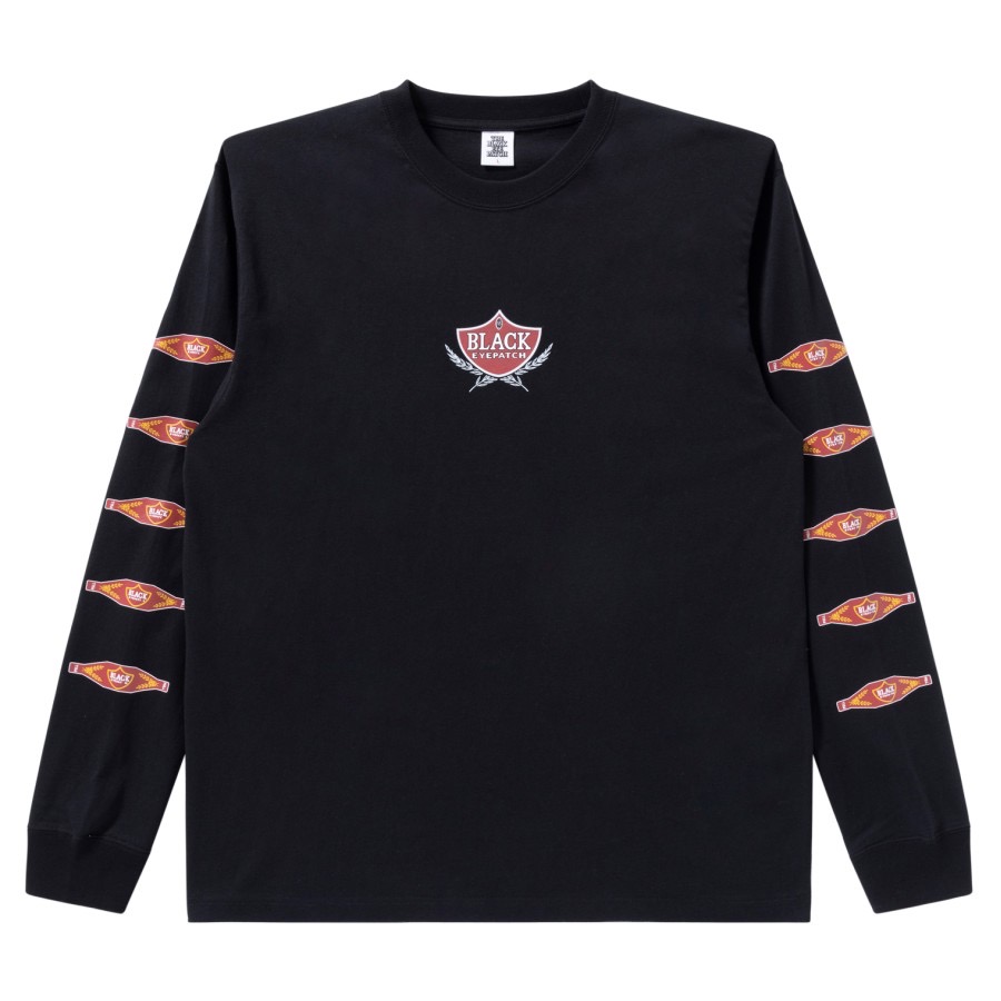 画像: BlackEyePatch/SWEET CIGAR LABEL L/S TEE（BLACK）