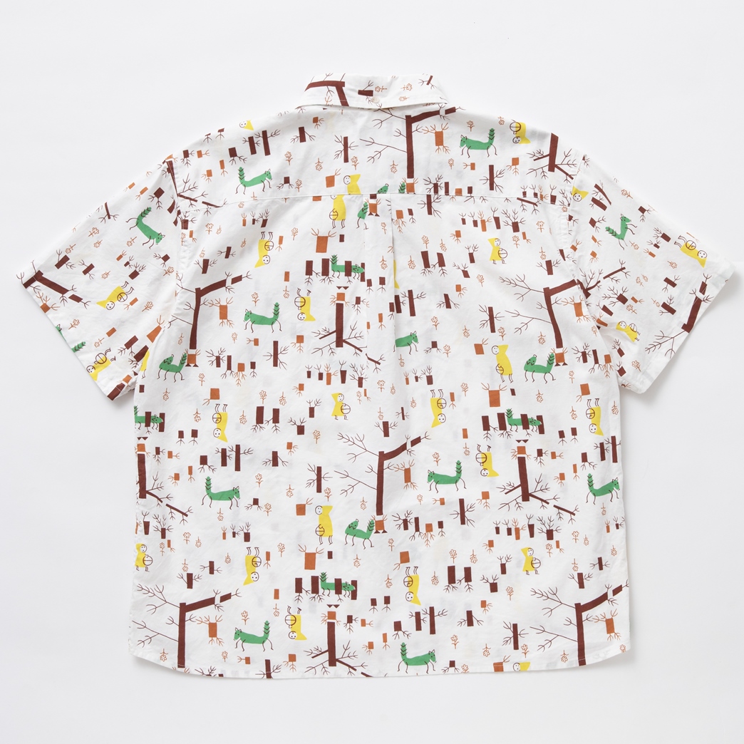 画像: RATS/LITTLE RED RIDING HOOD B.D S/S SHIRT（WHITE）［プルオーバーシャツ-24春夏］