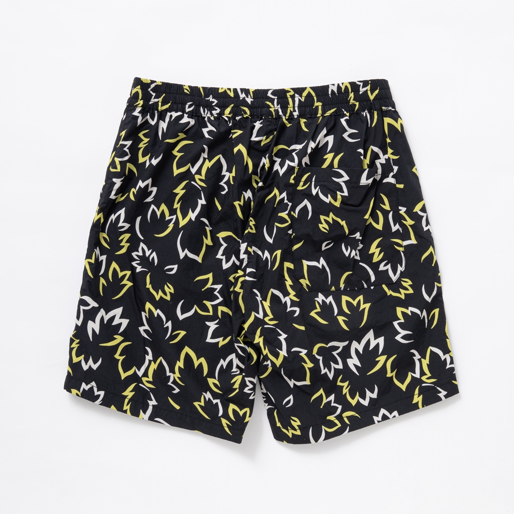 画像: RATS/LEAF COTTON SHORTS（BLACK）［リーフコットンショーツ-24春夏］