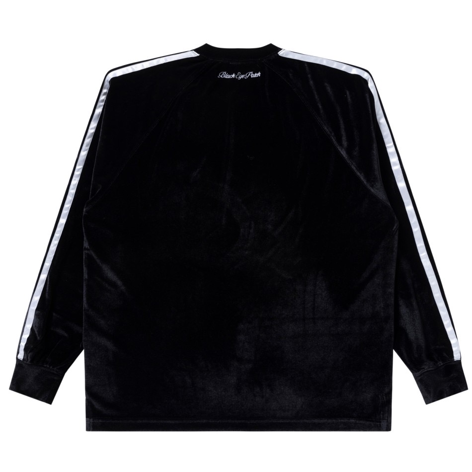 画像: BlackEyePatch/OG LABEL TAPED VELOUR CREW（BLACK）