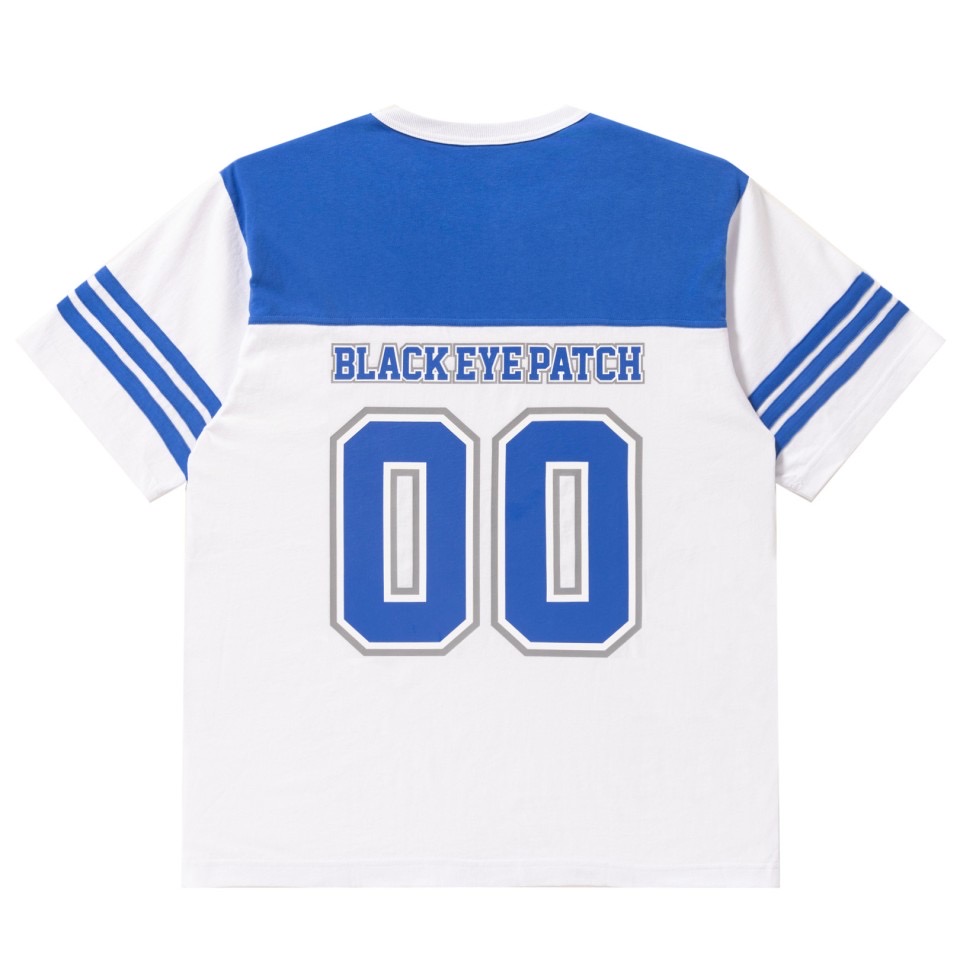 画像: BlackEyePatch/DOUBLE O FOOTBALL TEE（WHITE）