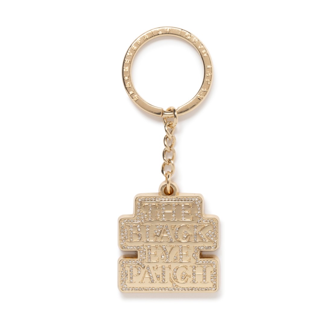 画像: BlackEyePatch/RHINESTONED OG LABEL PLATED KEYCHAIN（GOLD）