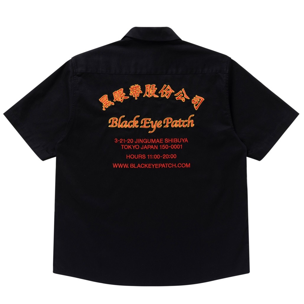 画像: BlackEyePatch/CHINATOWN STORE S/S WORK SHIRT（BLACK）