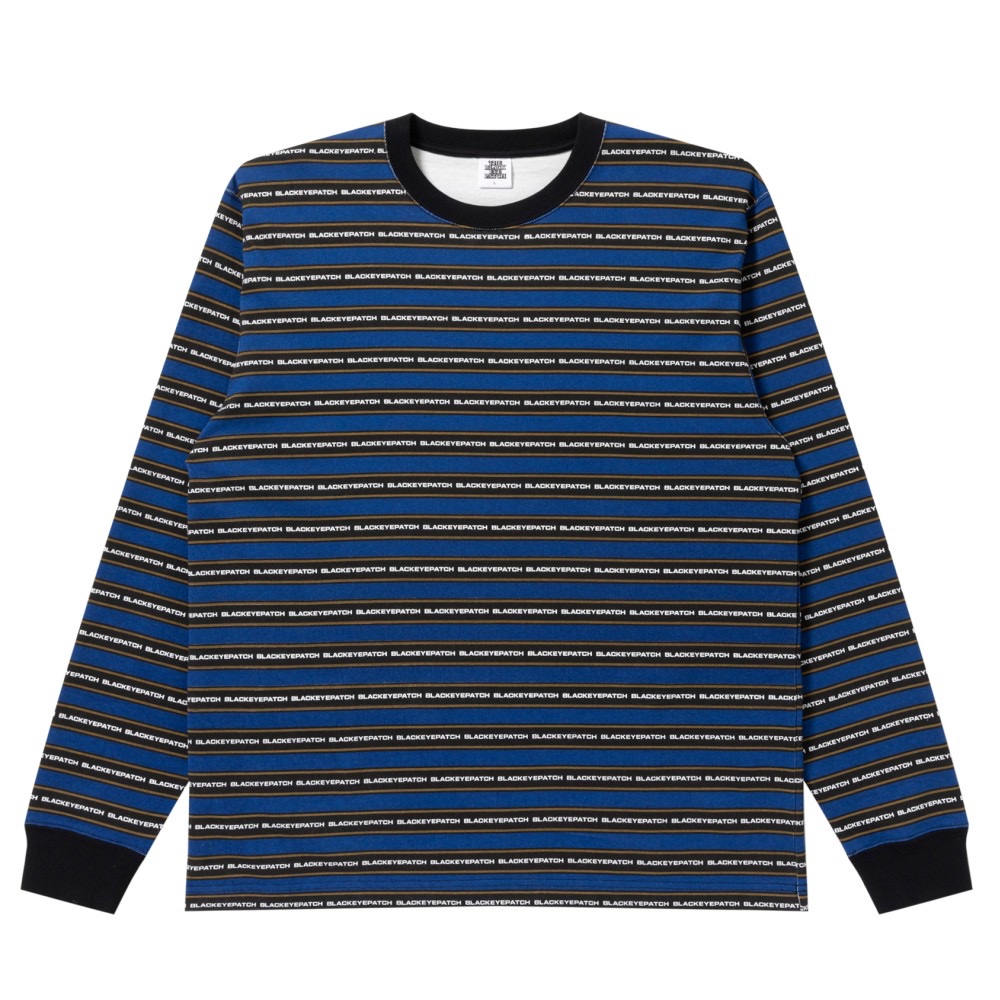 画像: BlackEyePatch/TACTIC SANS STRIPED L/S TEE（BLUE）