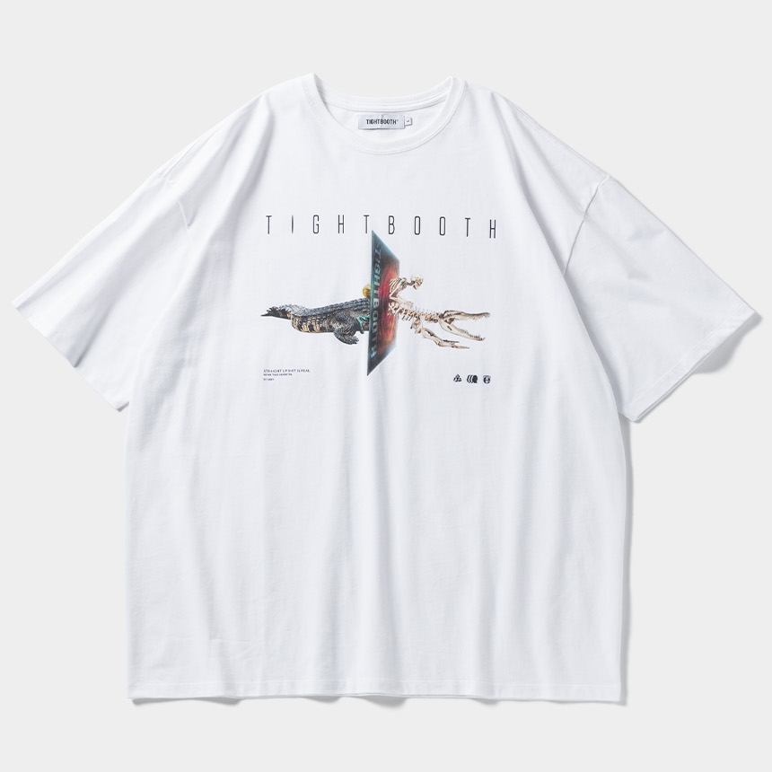 画像: 【30%OFF】TIGHTBOOTH/INITIALIZE T-SHIRT（White）［プリントT-24春夏］