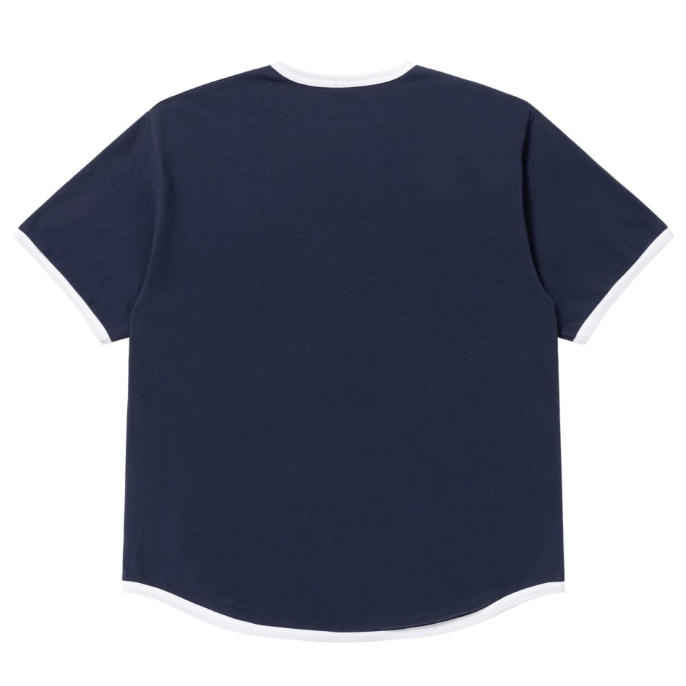 画像: BlackEyePatch/CROWN LOGO RIBBED TEE（NAVY）
