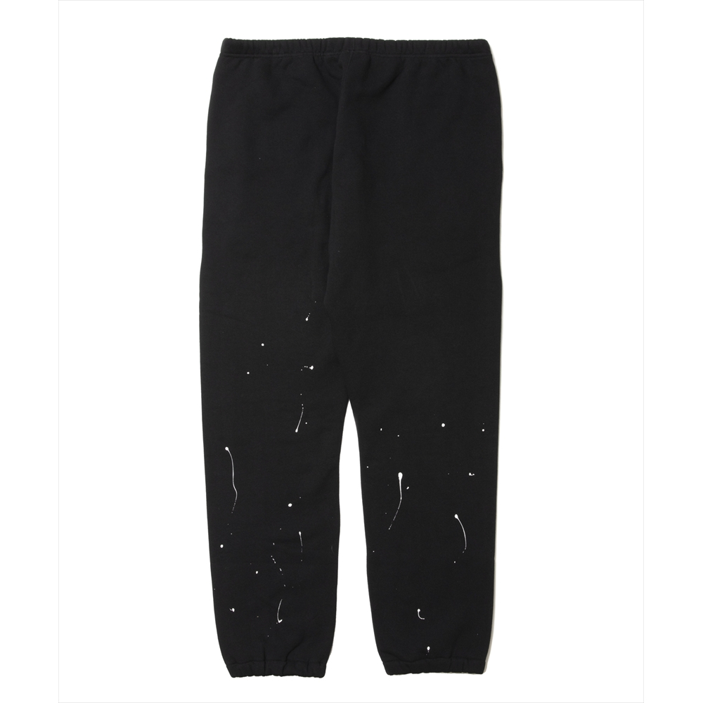 画像: 【30%OFF】ROTTWEILER/RW PAINTED SWEAT PANTS（BLACK）［ペイント加工スウェットパンツ-24秋冬］
