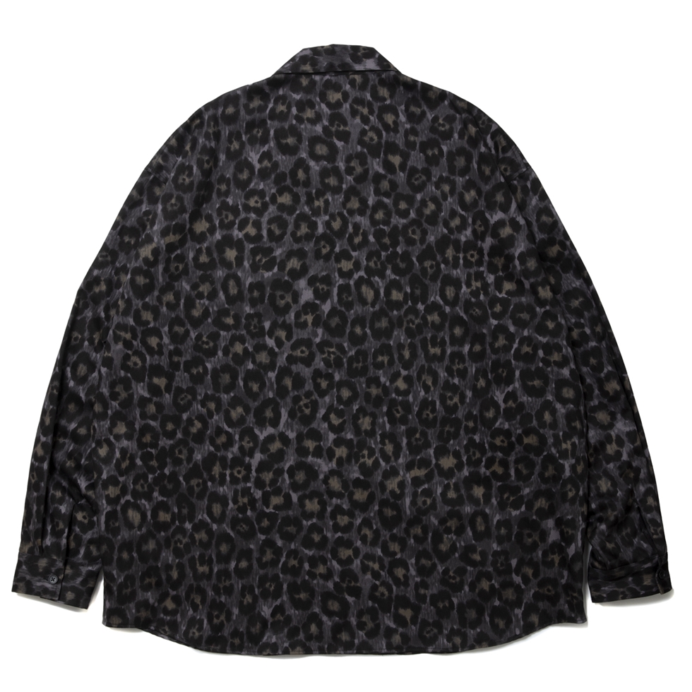 画像: 【30%OFF】ROTTWEILER/R9 LEOPARD OPENCOLLAR SHIRT（YELLOW）［レオパードオープンカラーシャツ-24秋冬］