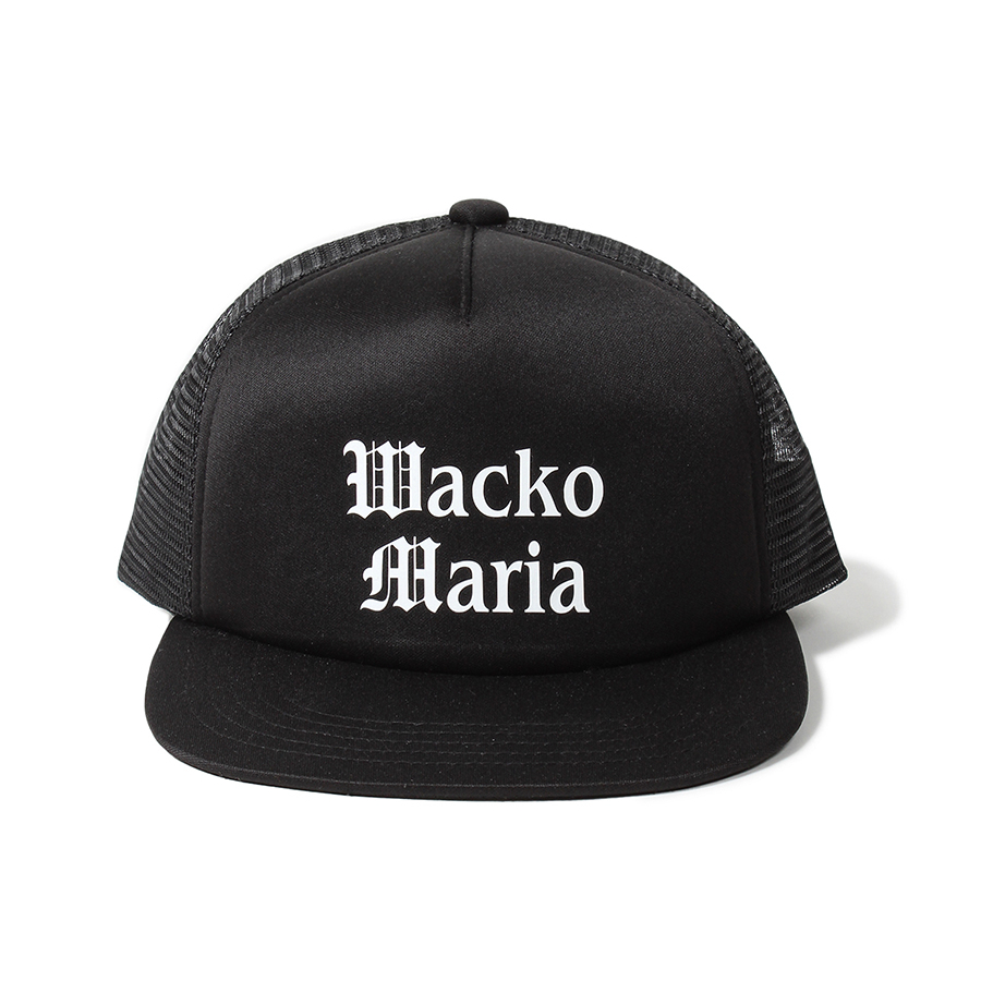 画像: WACKO MARIA/MESH CAP（BLACK/BLACK）［メッシュキャップ-24春夏］