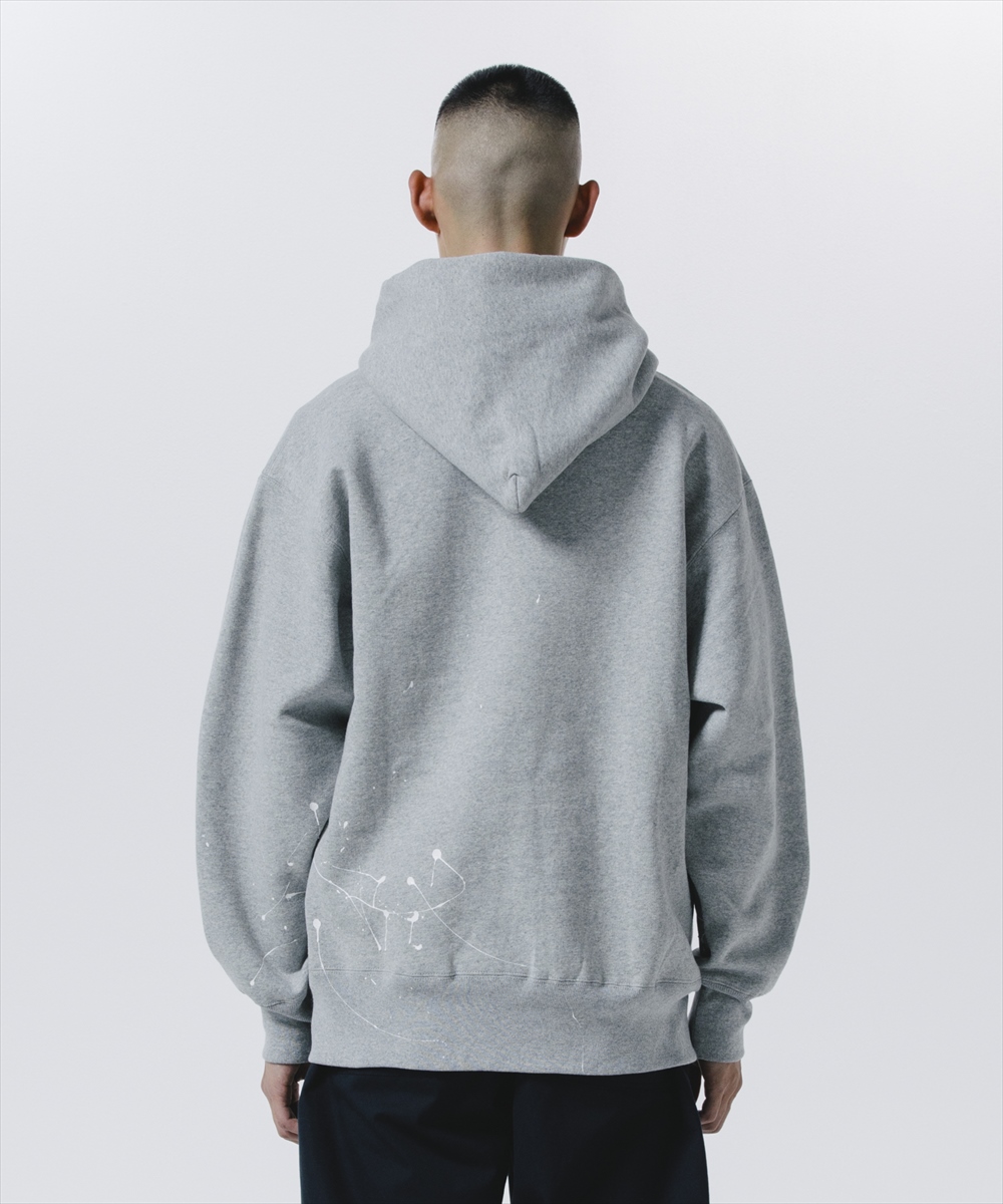 画像: 【30%OFF】ROTTWEILER/RW PAINTED PARKA（GRAY）［ペイント加工パーカー-24秋冬］