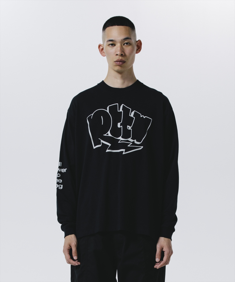 画像: 【30%OFF】ROTTWEILER/GRAFFITI LS TEE（BLACK）［プリント長袖T-24秋冬］