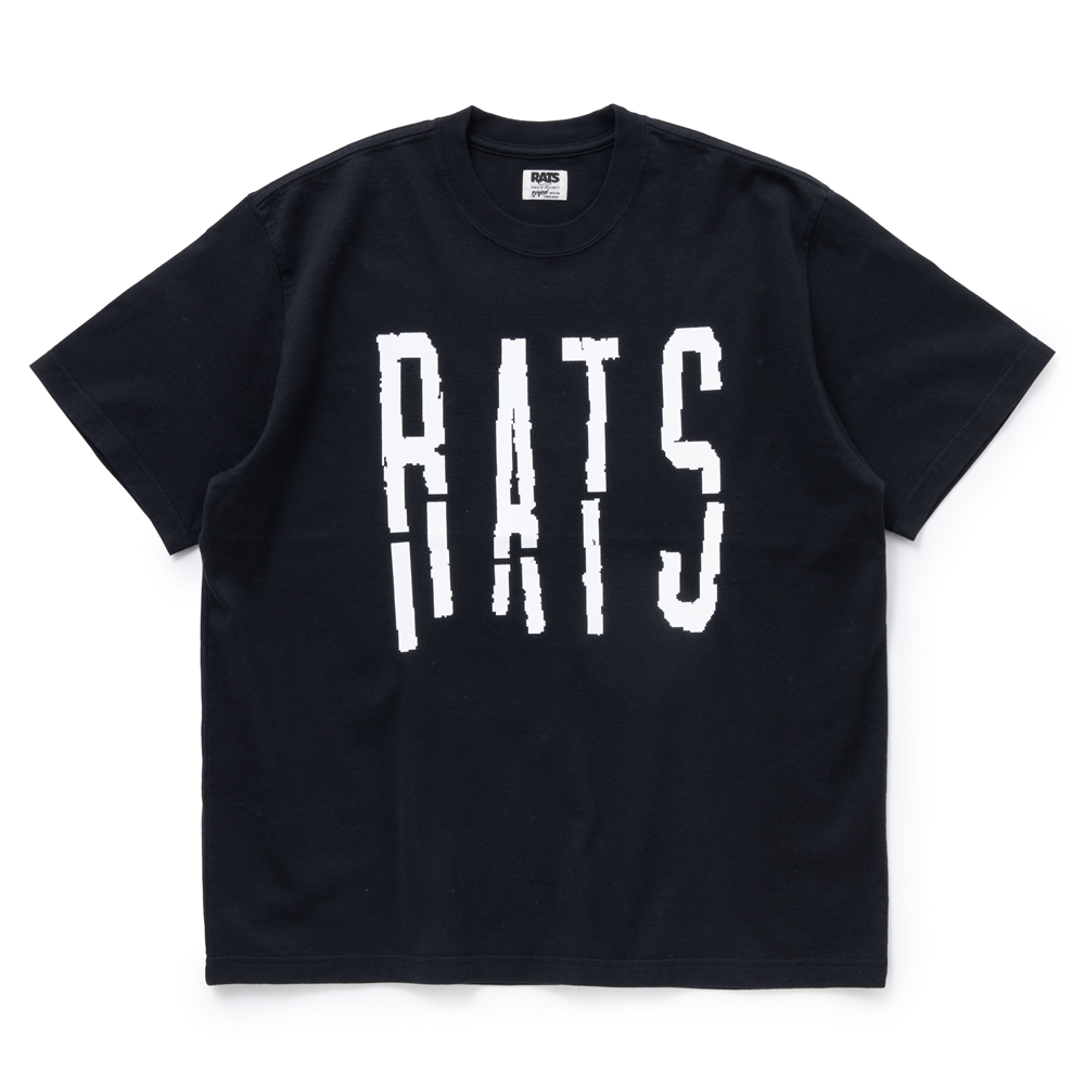 画像: 【30%OFF】RATS/BLOKEN TEE（BLACK）［プリントT-24春夏］