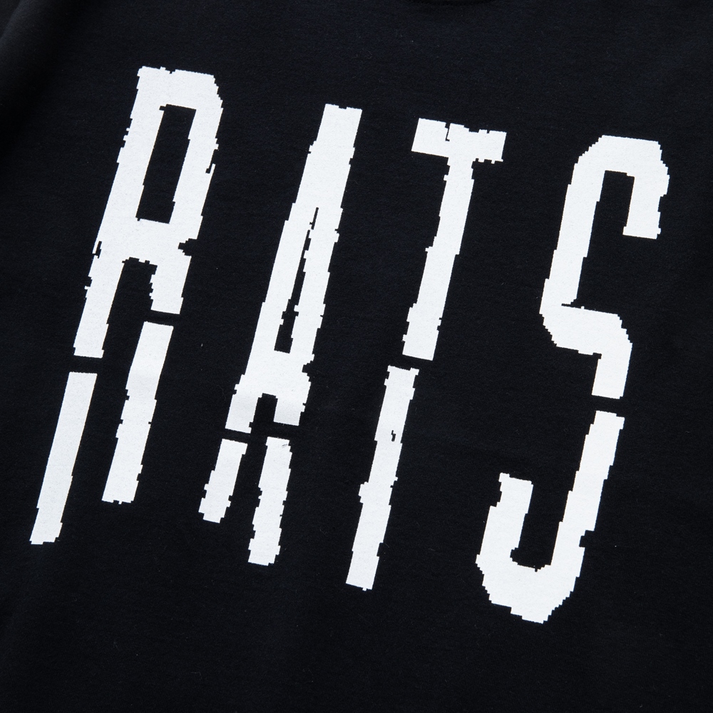 画像: 【30%OFF】RATS/BLOKEN TEE（BLACK）［プリントT-24春夏］