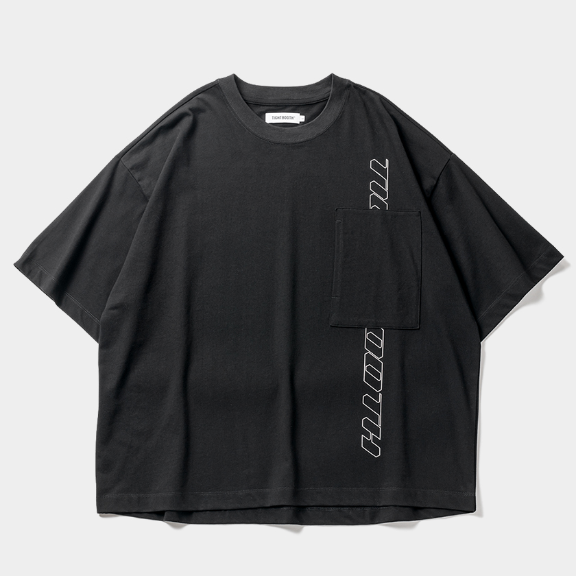 画像: 【30%OFF】TIGHTBOOTH/STRAIGHT UP T-SHIRT（Black）［プリントポケT-24夏］