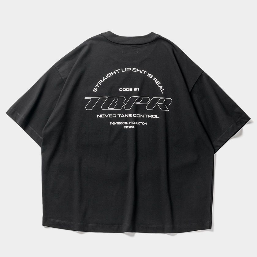 画像: 【30%OFF】TIGHTBOOTH/STRAIGHT UP T-SHIRT（Black）［プリントポケT-24夏］
