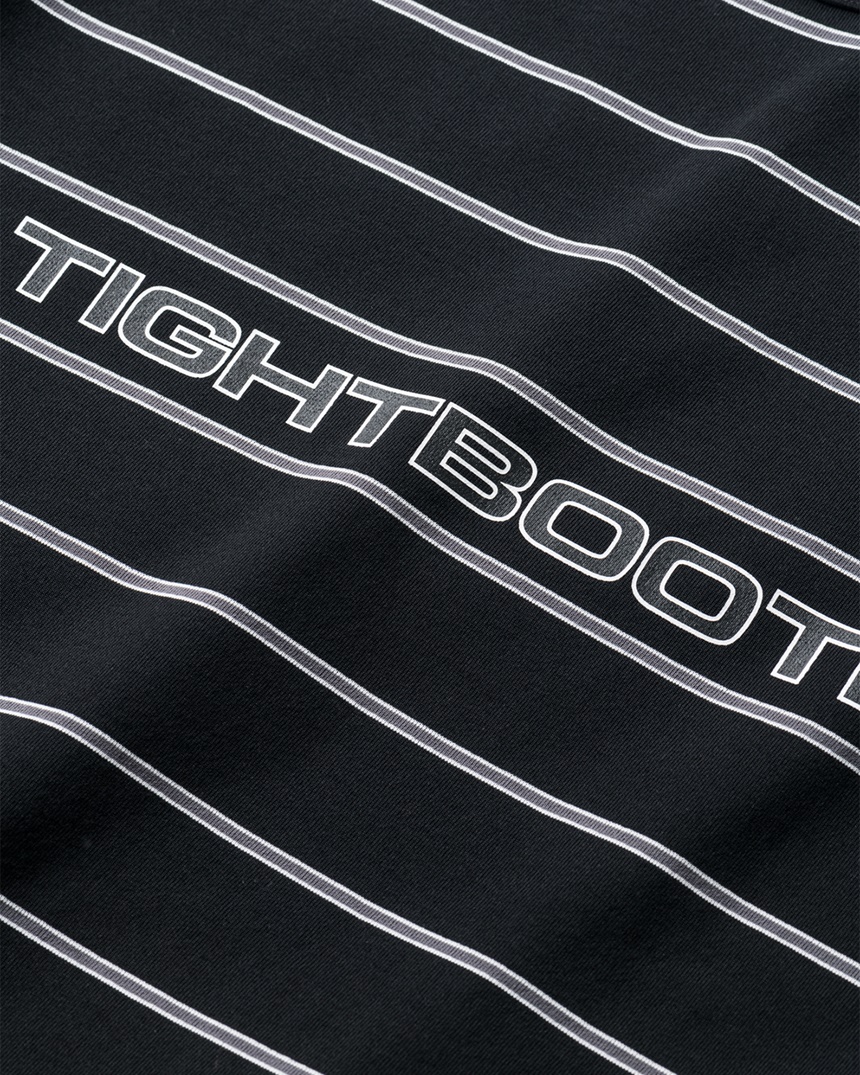 画像: 【30%OFF】TIGHTBOOTH/LOGO BORDER T-SHIRT（Black）［ボーダーT-24夏］