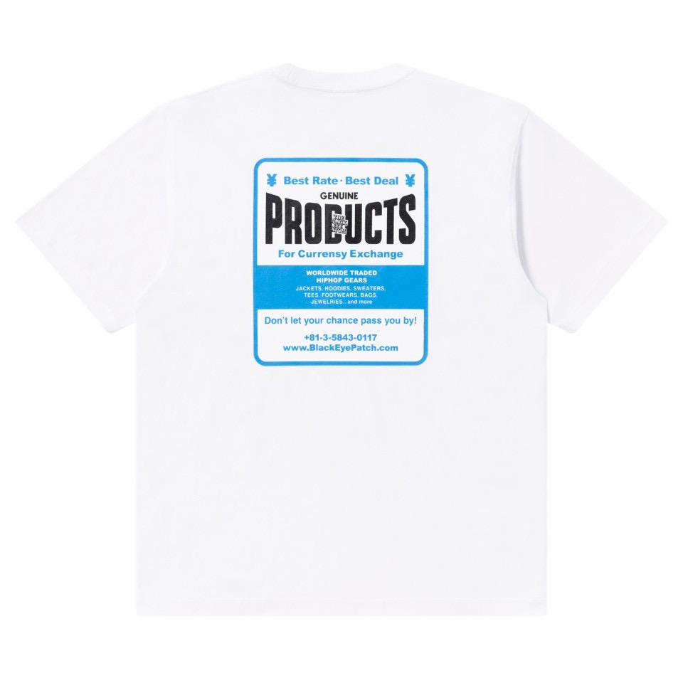 画像: BlackEyePatch/GENUINE PRODUCTS SIGN TEE（WHITE）