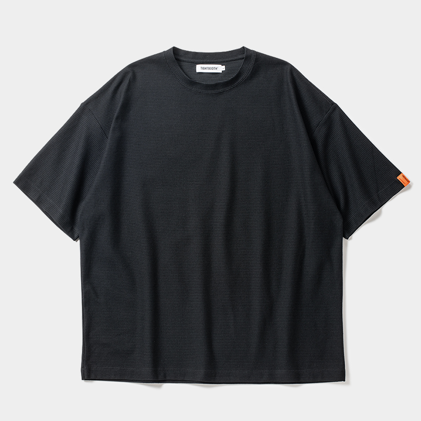 画像: 【30%OFF】TIGHTBOOTH/HONEYCOMB BORDER T-SHIRT（Black）［ハニカムボーダーT-24夏］