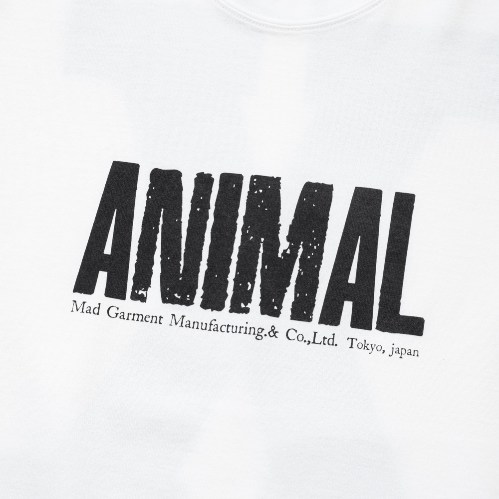 画像: 【30%OFF】RATS/ANIMAL X TEE（WHITE）［プリントT-24春夏］