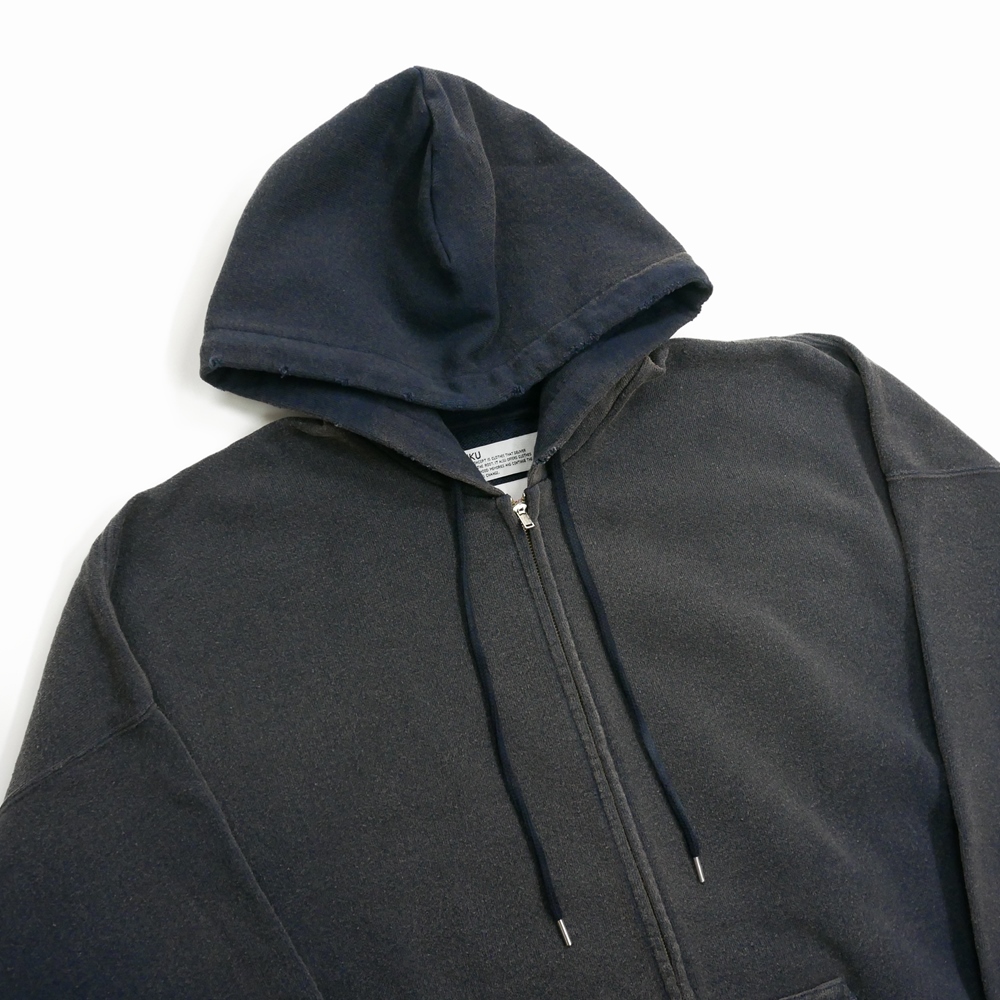 画像: 【30%OFF】DAIRIKU/Waterproof Sunburn Hoodie（Vintage Navy）［ジップアップフーディー-24秋冬］