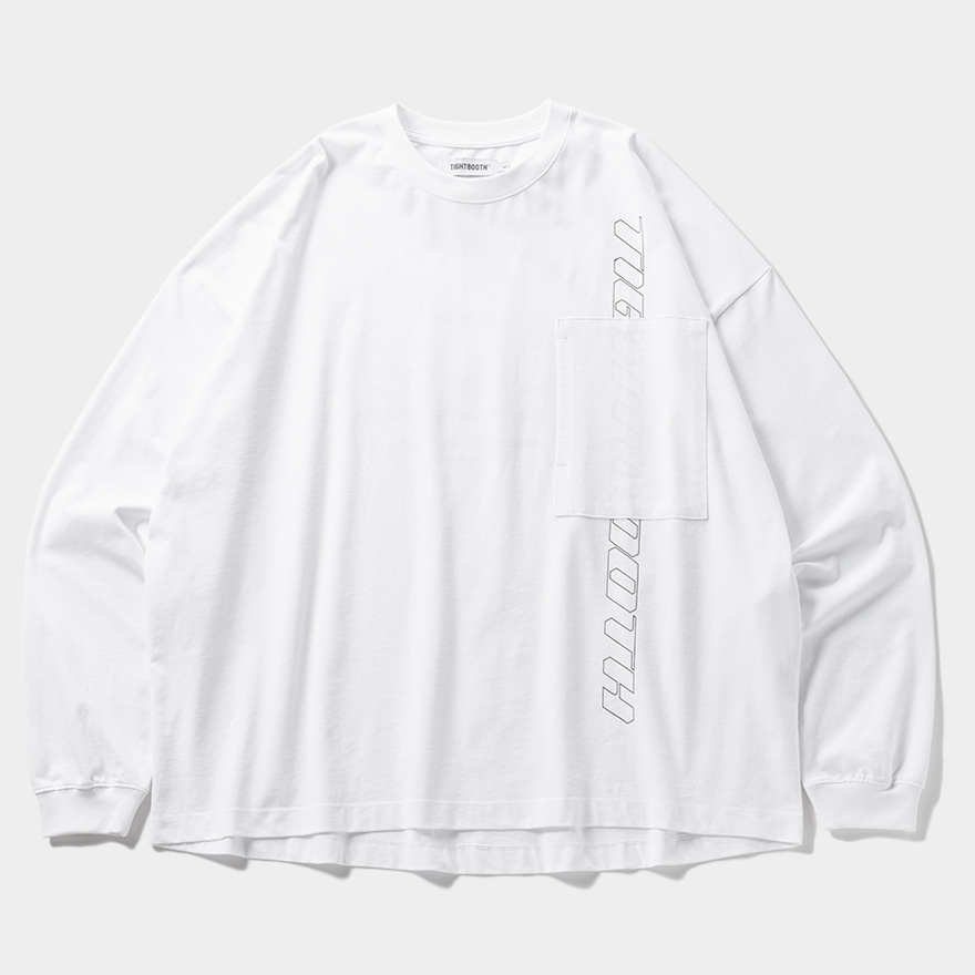 画像: 【30%OFF】TIGHTBOOTH/STRAIGHT UP L/S T-SHIRT（White）［プリント長袖ポケT-24秋冬］