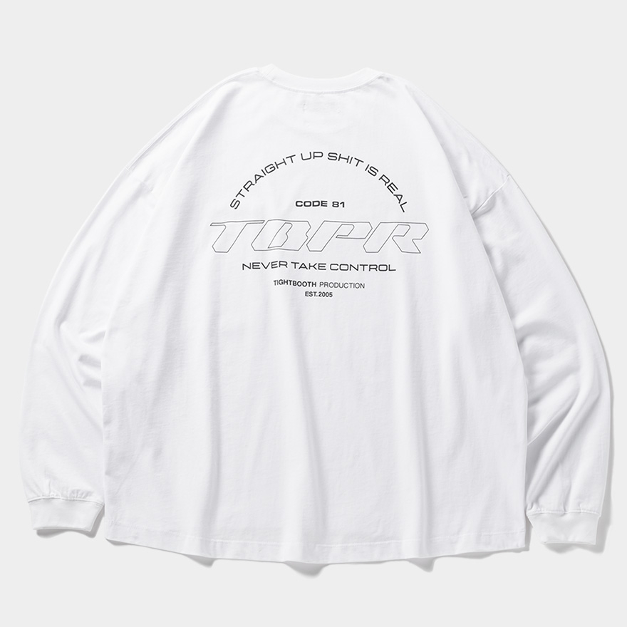 画像: 【30%OFF】TIGHTBOOTH/STRAIGHT UP L/S T-SHIRT（White）［プリント長袖ポケT-24秋冬］