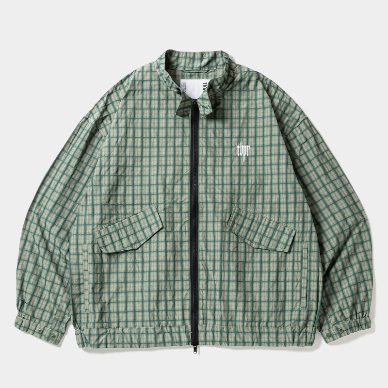 画像: 【30%OFF】TIGHTBOOTH/PLAID LIGHT SWING TOP（Green）［ライトスウィングトップ-24秋冬］