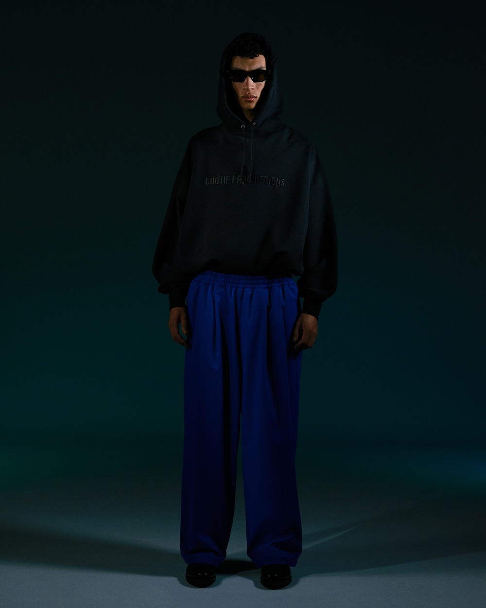 画像: COOTIE PRODUCTIONS/Open End Yarn Sweat Hoodie（Embroidery）（Black）［スウェットフーディー-24秋冬］