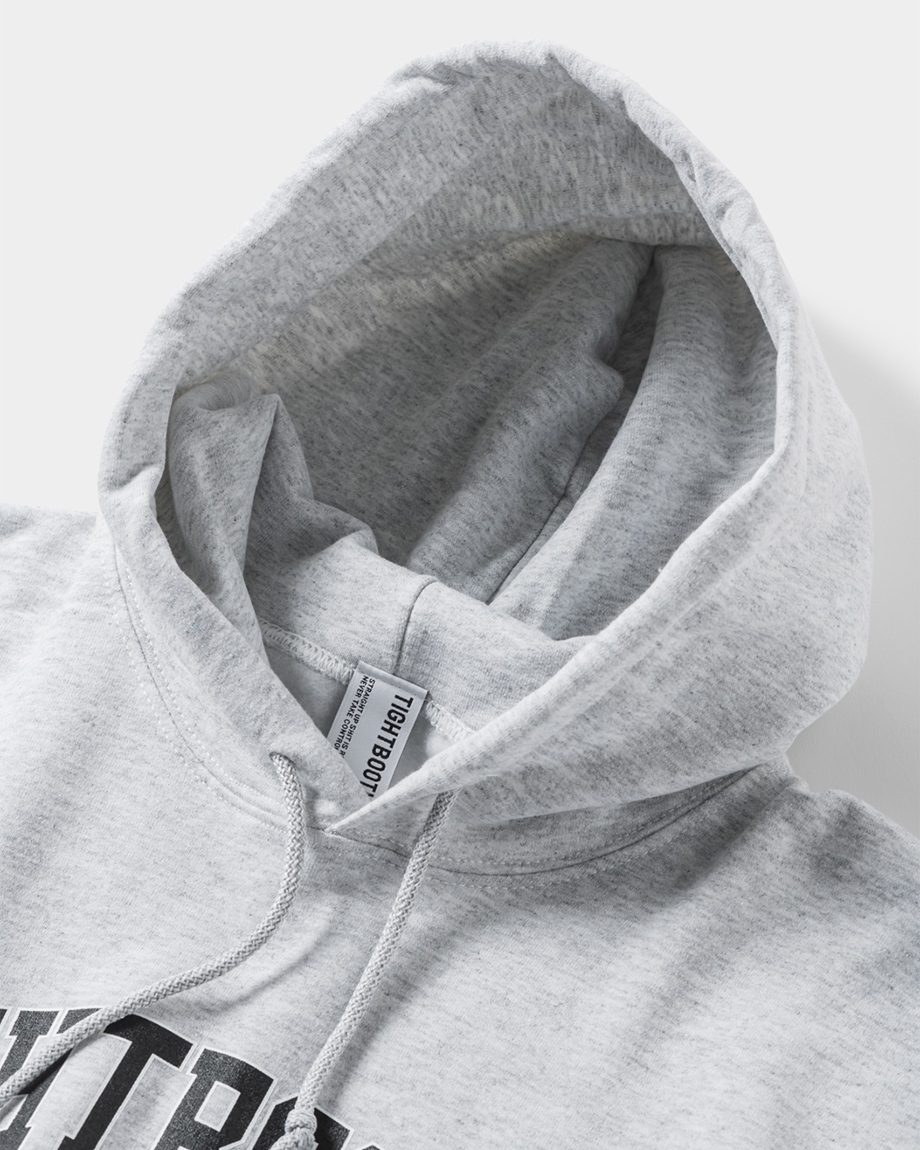 画像: 【30%OFF】TIGHTBOOTH/COLLEGE HOODED SWEAT SHIRT（Ash）［プルオーバーパーカー-24秋冬］