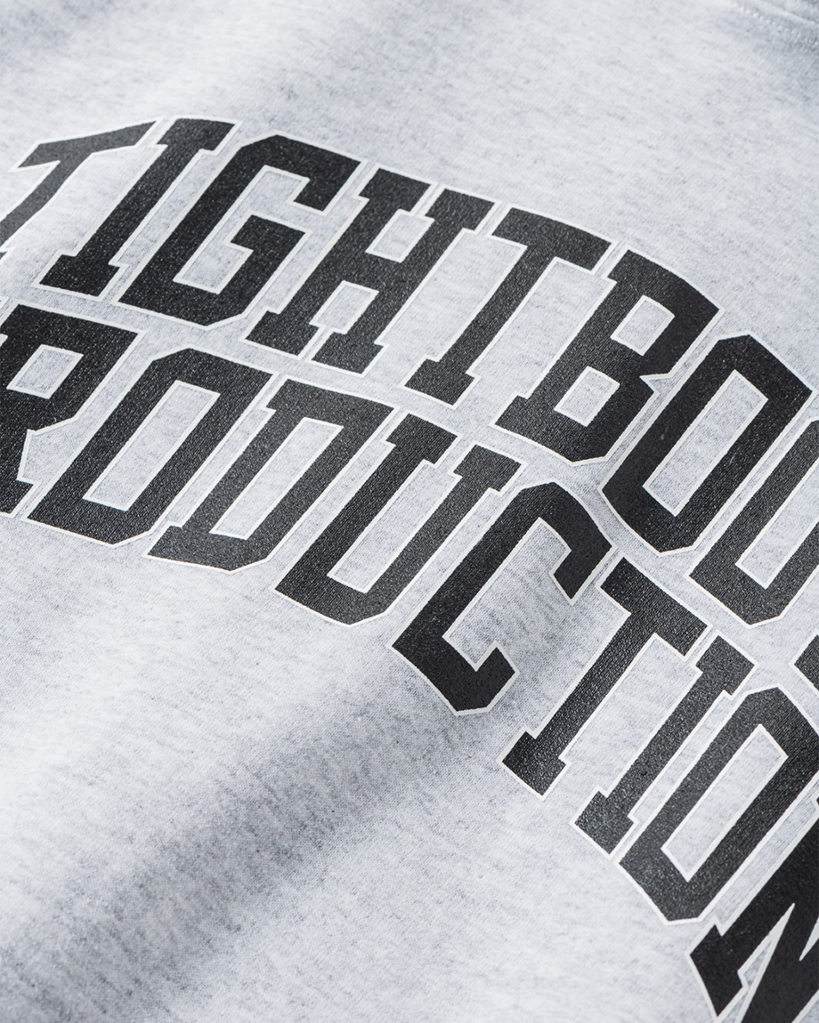 画像: 【30%OFF】TIGHTBOOTH/COLLEGE HOODED SWEAT SHIRT（Ash）［プルオーバーパーカー-24秋冬］