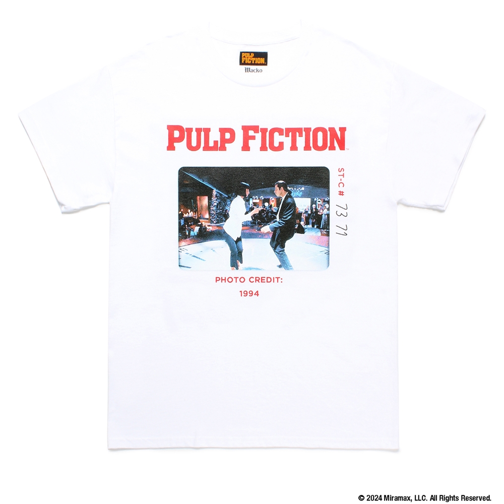 画像: WACKO MARIA/PULP FICTION / T-SHIRT（WHITE）［プリントT-24秋冬］