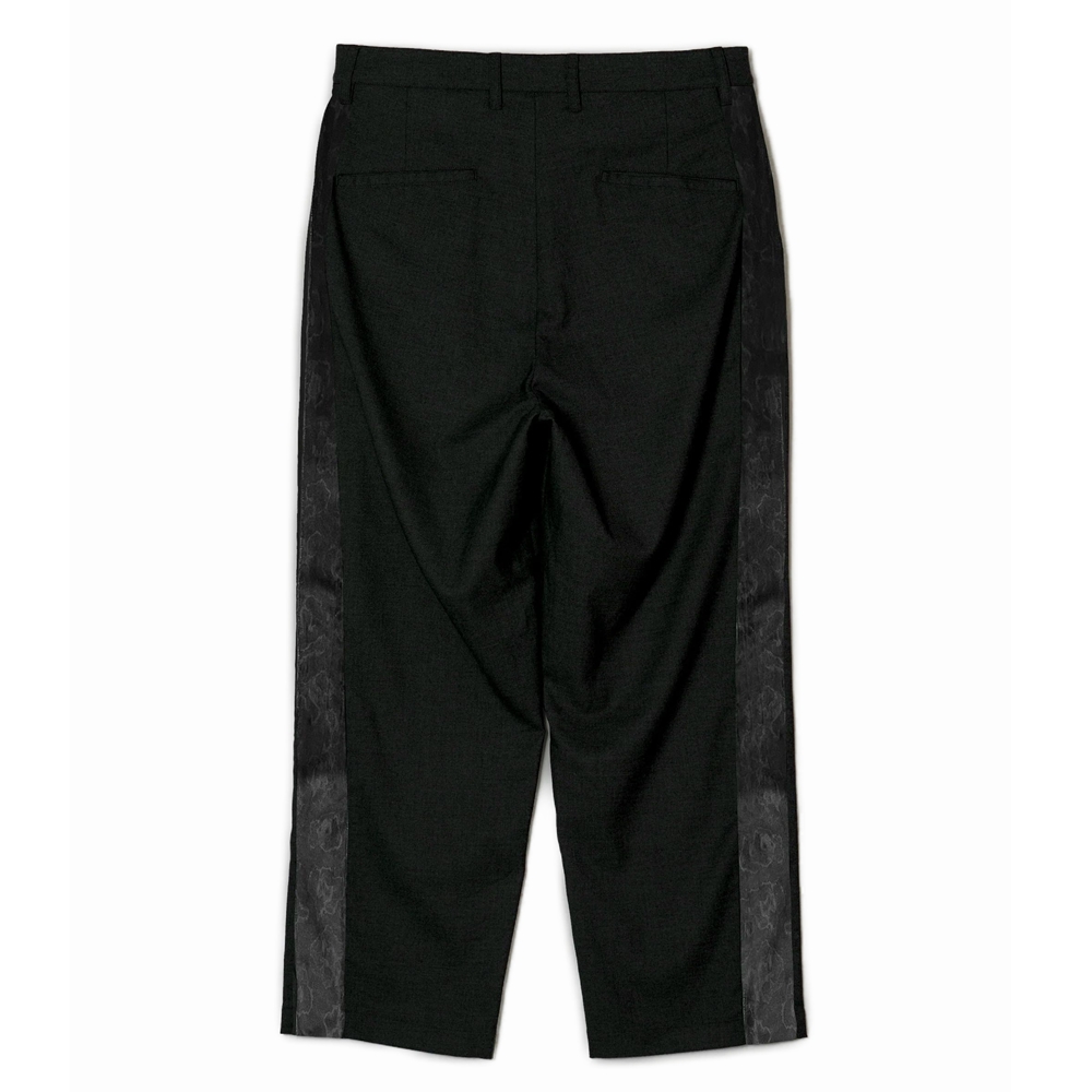 画像: 【20%OFF】BUENA VISTA/SIDE LINE TUCK SLACKS（BLACK）［サイドラインタックスラックス-24秋冬］