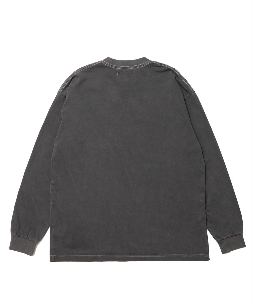画像: 【30％OFF】ROTTWEILER/R9 PIGMENT LS TEE（CHARCOAL）［ピグメント染めオリジナル長袖T-25春夏］