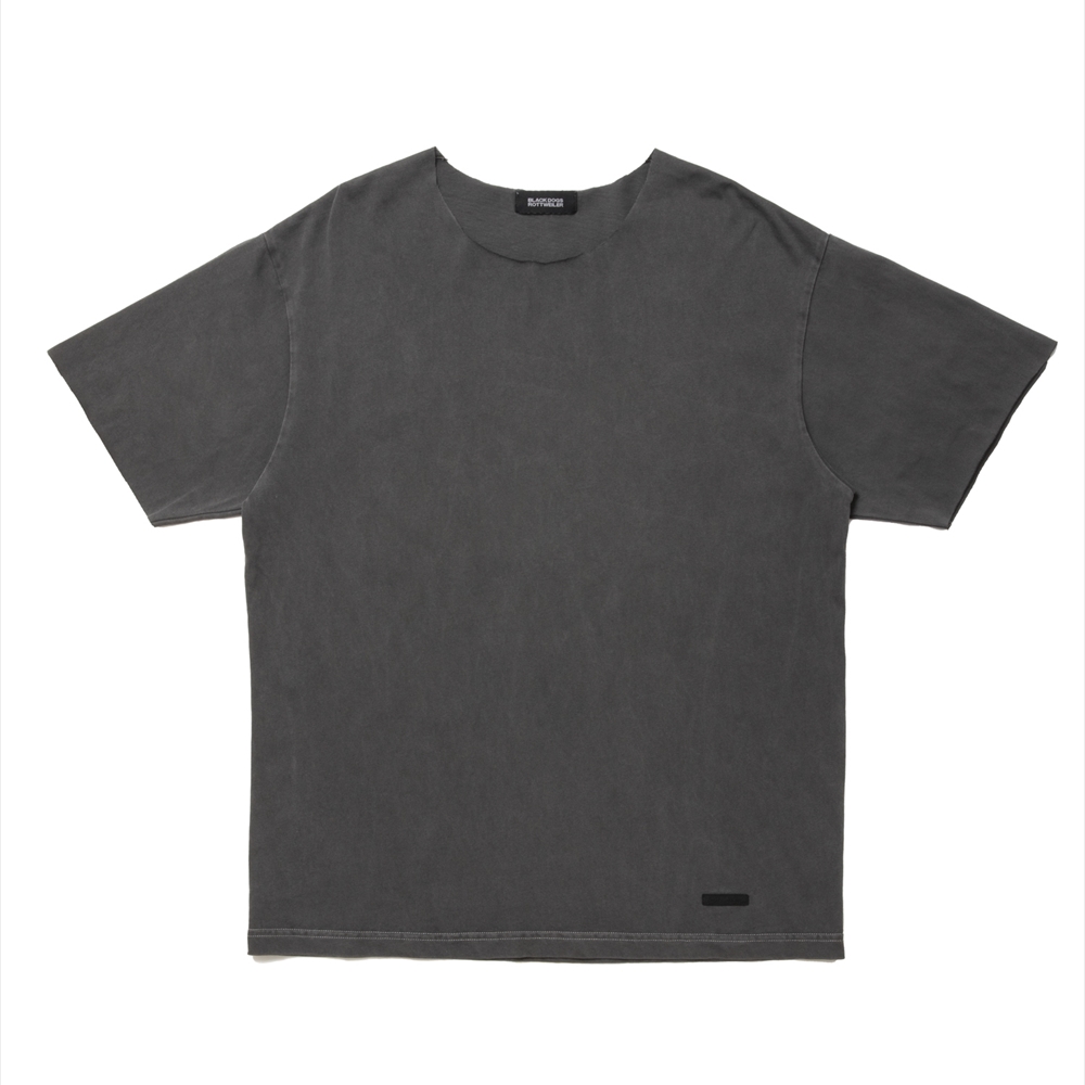 画像: 【20％OFF】ROTTWEILER/PIGMENT CUT OFF TEE（CHARCOAL）［ピグメント染めカットオフT-25春夏］