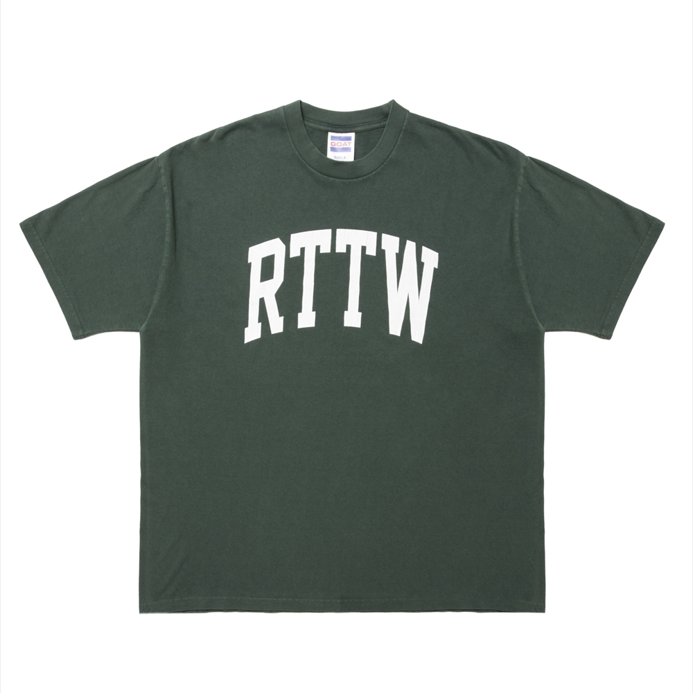 画像: ROTTWEILER/RTTW PIGMENT TEE（GREEN）［ピグメント染めプリントT-25春夏］