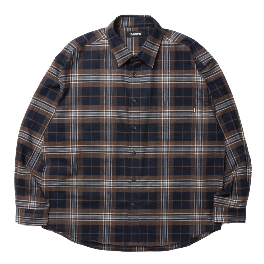 画像: ROTTWEILER/R9 BRUSHED TWILL SHIRT（BROWN）［ブラッシュドツイルシャツ-25春夏］