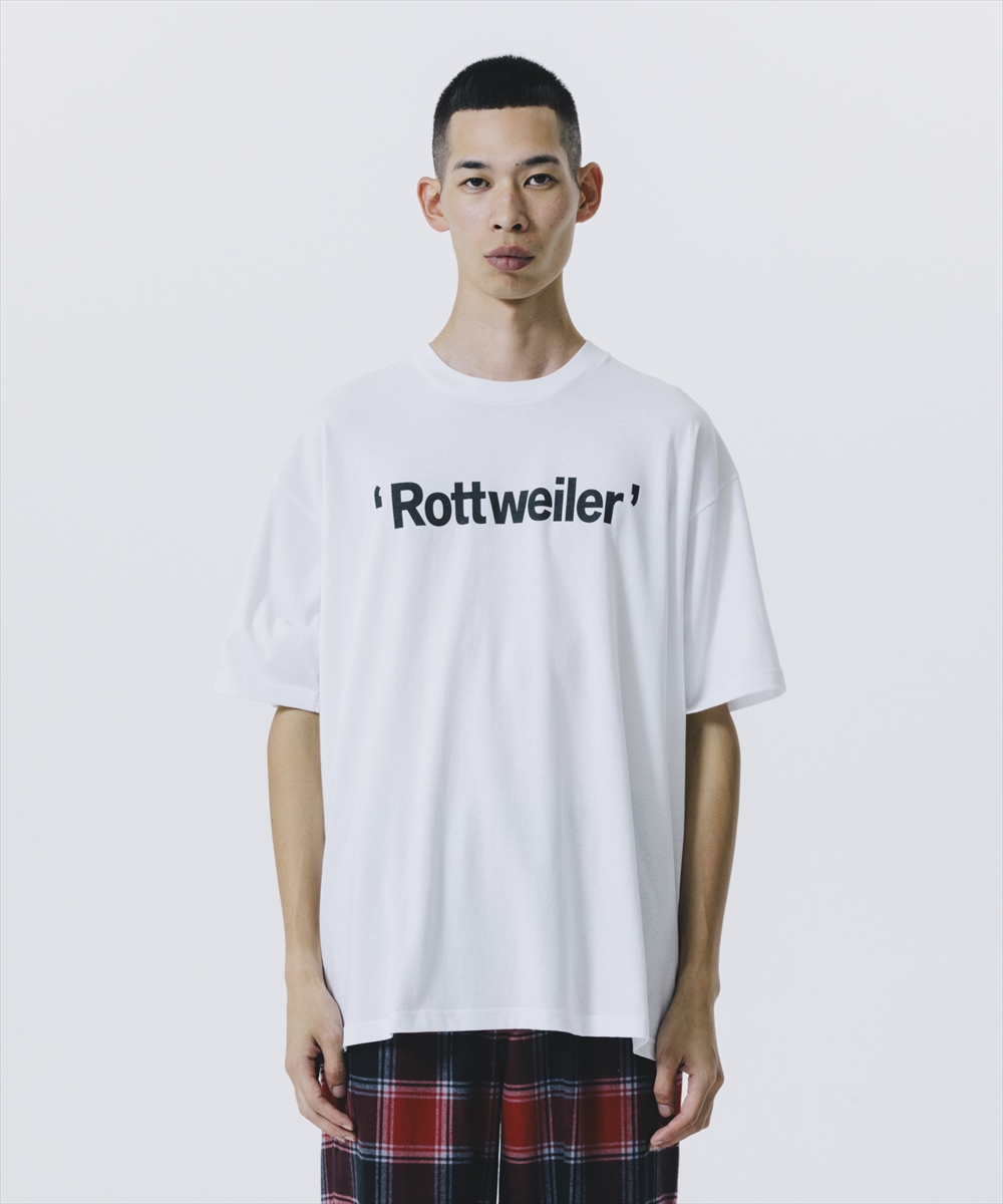 画像: ROTTWEILER/RW TEE（WHITE）［プリントT-25春夏］