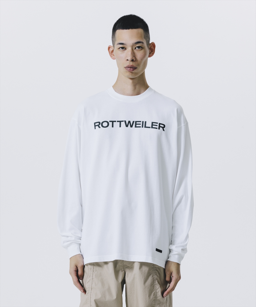 画像: ROTTWEILER/R9 LOGO LS TEE（WHITE）［オリジナル長袖T-25春夏］