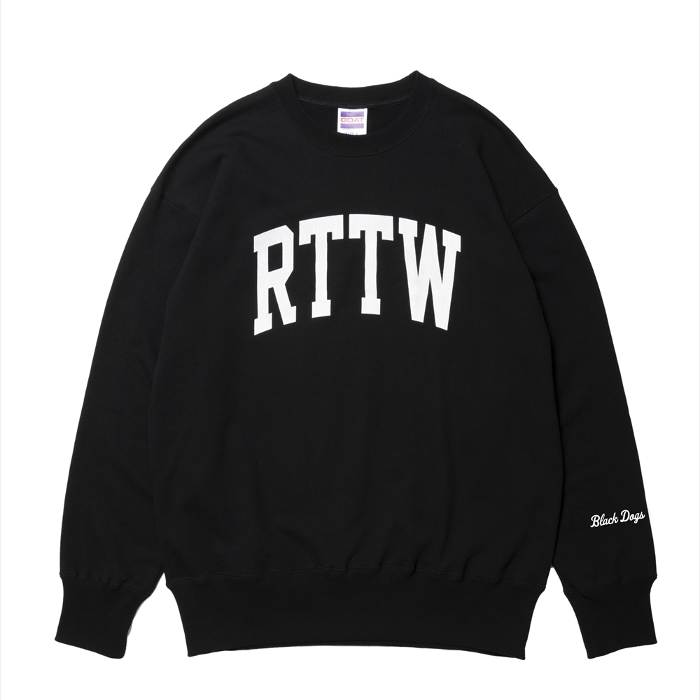 画像: ROTTWEILER/RTTW SWEATER（BLACK）［クルーネックスウェット-25春夏］