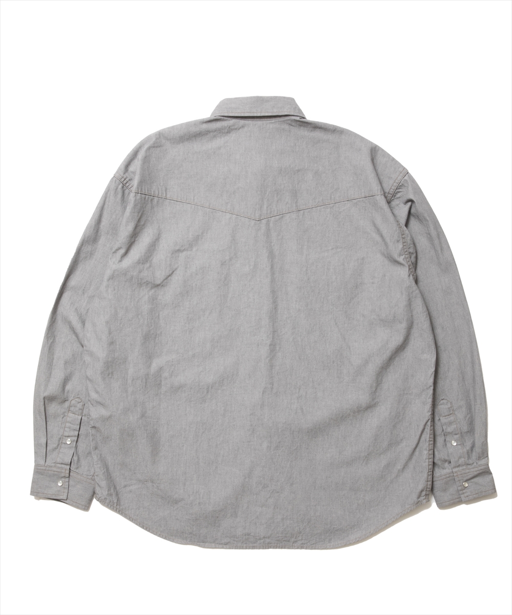 画像: ROTTWEILER/R9 GRAY DENIM SHIRT（GRAY）［グレーデニムシャツ-25春夏］