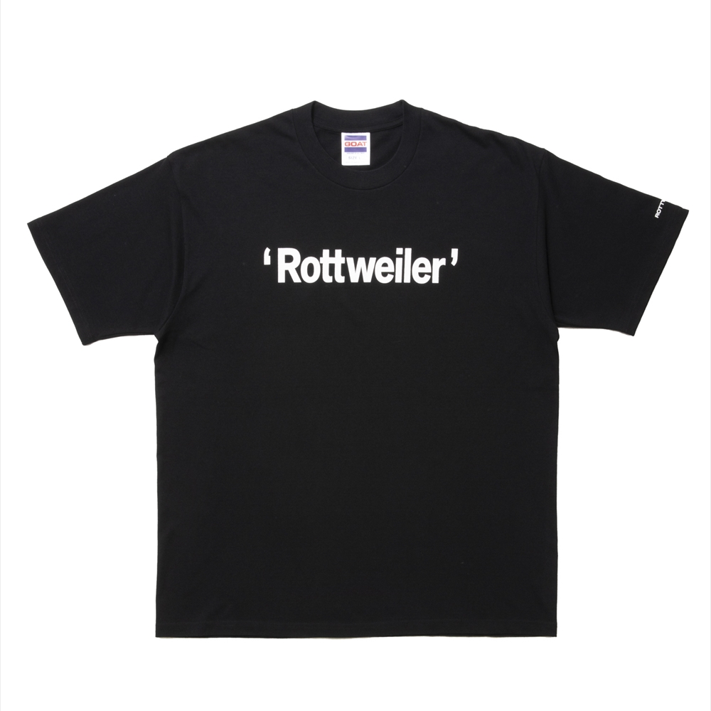 画像: ROTTWEILER/RW TEE（BLACK）［プリントT-25春夏］