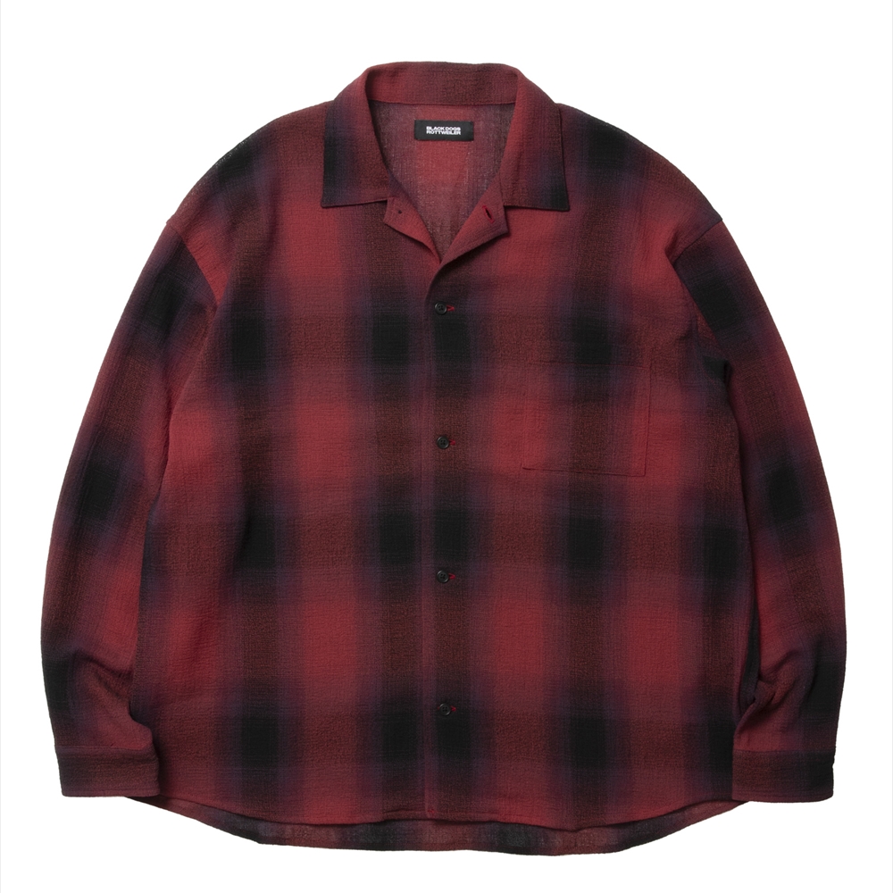 画像: ROTTWEILER/R9 CHAMPION CHECK SHIRT（RED）［チャンピオンチェックシャツ-25春夏］