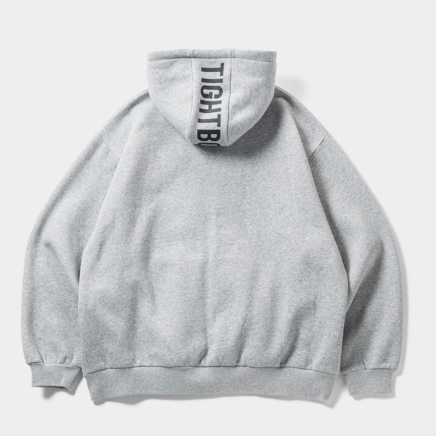 画像: 【30%OFF】TIGHTBOOTH/LOGO ZIP HOODED SWEAT SHIRT（Grey）［ジップアップフーディー-24秋冬］