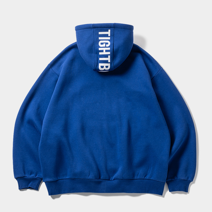 画像: 【30%OFF】TIGHTBOOTH/LOGO ZIP HOODED SWEAT SHIRT（Blue）［ジップアップフーディー-24秋冬］