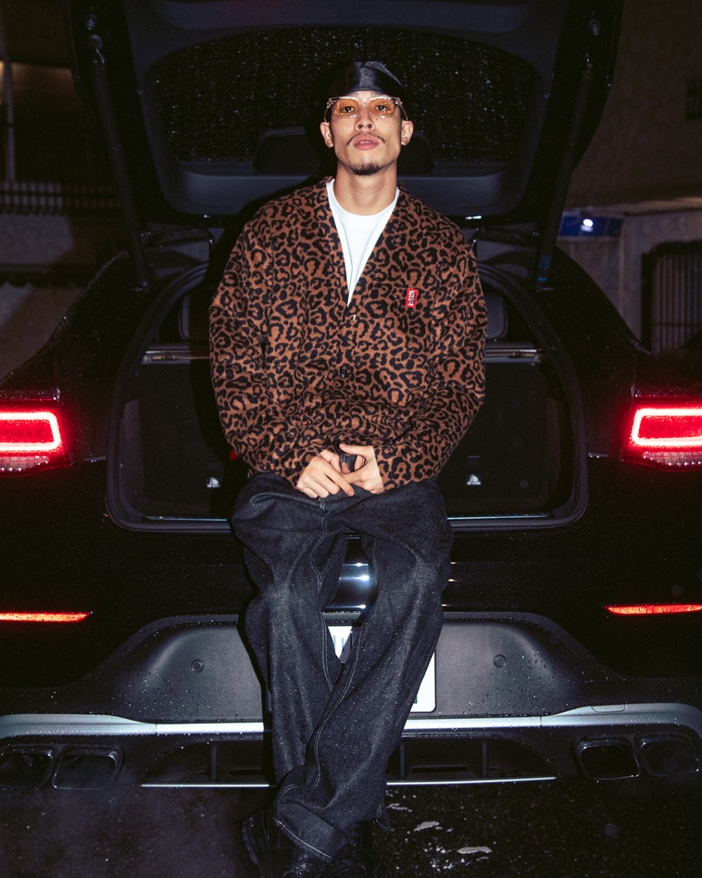 BlackEyePatch/SMALL HWC LEOPARD CARDIGAN（MULTI） - JONAS