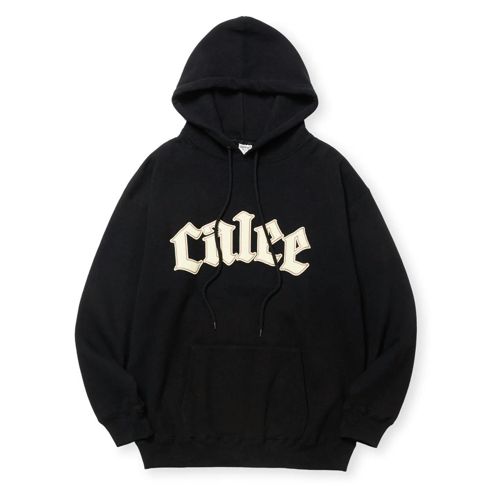 画像: 【30%OFF】CALEE/CALEE LOGO PULLOVER HD ＜NATURALLY PAINT DESIGN＞（BLACK）［プルオーバーパーカー-24秋冬］