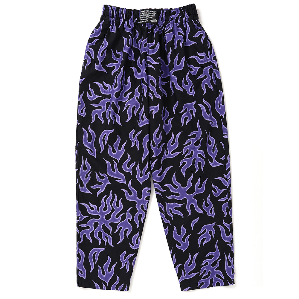 画像: CHALLENGER/FIRE PANTS（PURPLE/BLACK）［ファイヤーパンツ-25春夏］