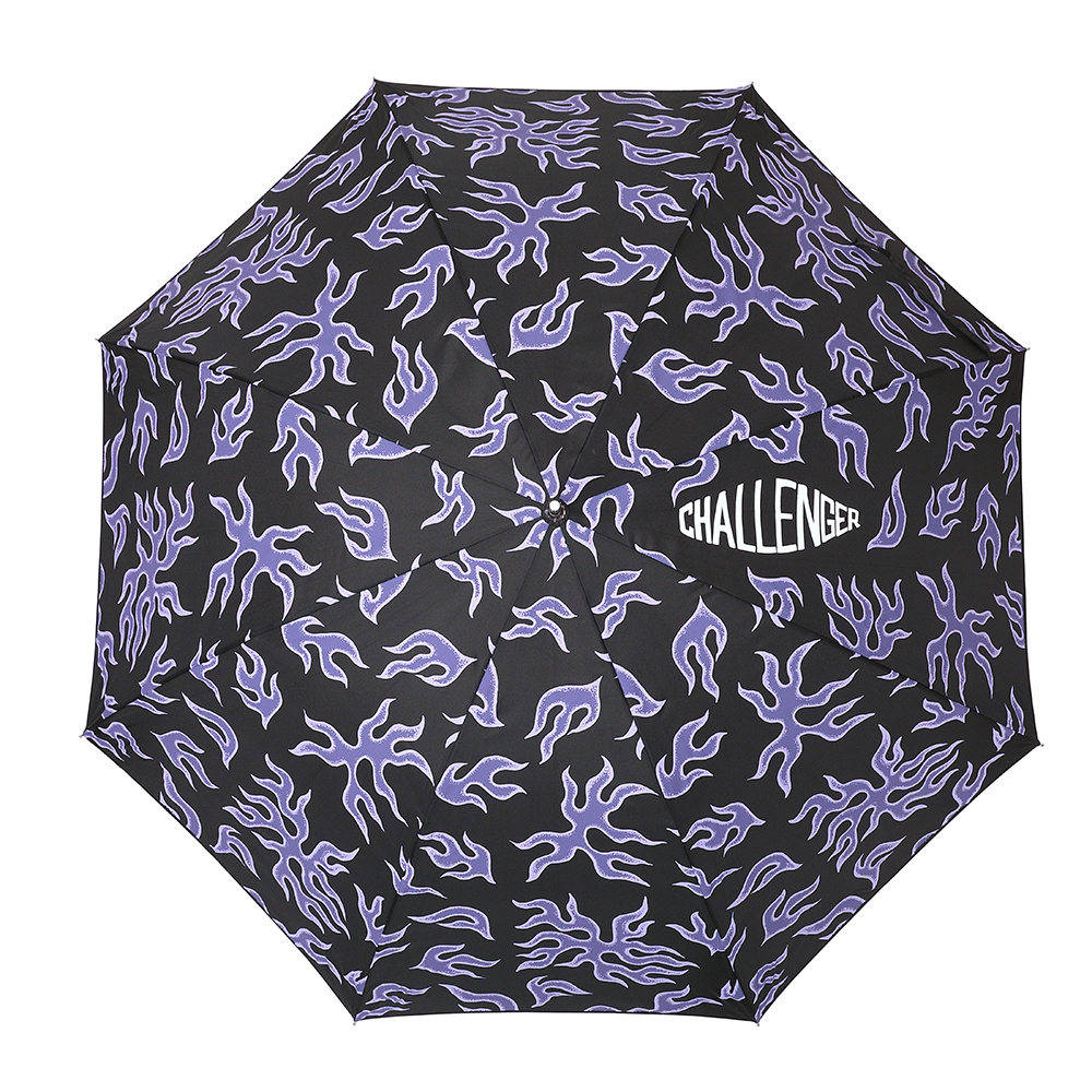 画像: CHALLENGER/FIRE UMBRELLA（BLACK/PURPLE）［ファイヤーアンブレラ-25春夏］